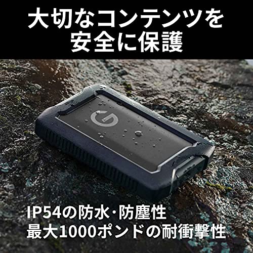 サンディスクプロフェッショナル 外付け ポータブルHDD 4TB G-DRIVE